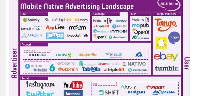 ‘Mobile Native Advertising Landscape’. Infographic
