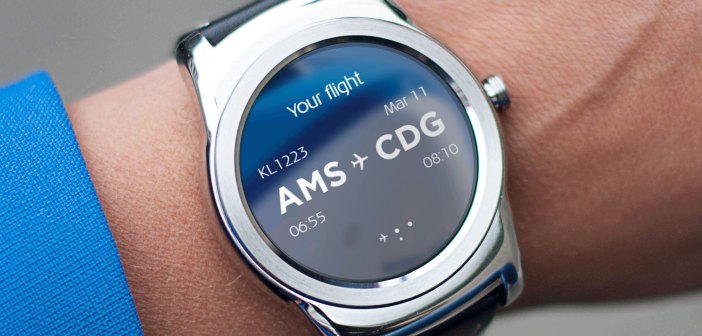 KLM lanceert app voor Android Smartwatch