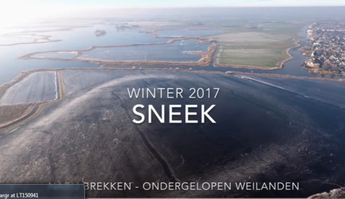 Drone laat zien hoe mooi Nederland is als schaatsland