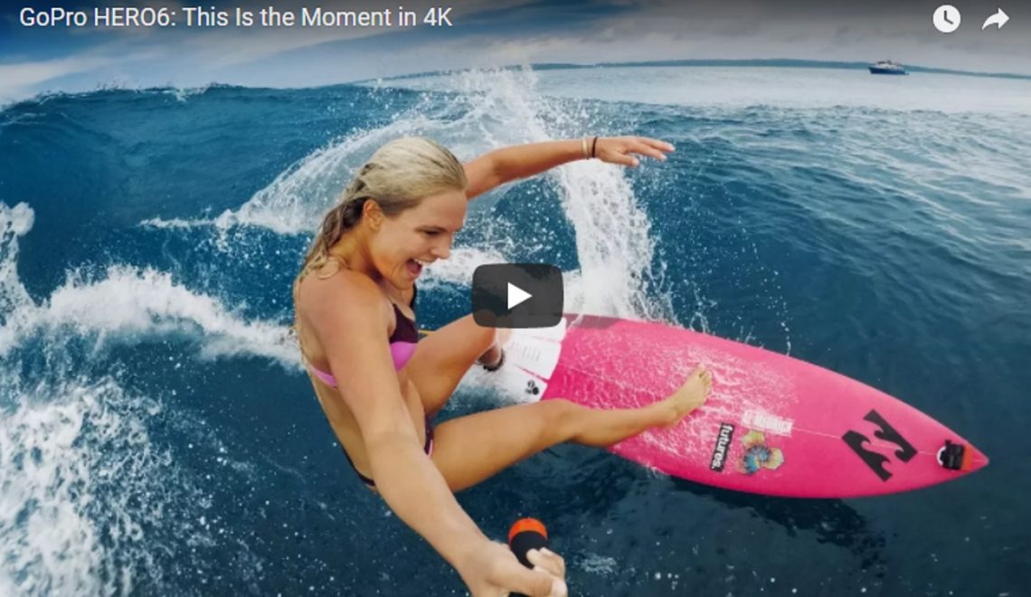 Nieuwe promo GoPro HERO6 ‘this is the moment in 4K’ is hot op social